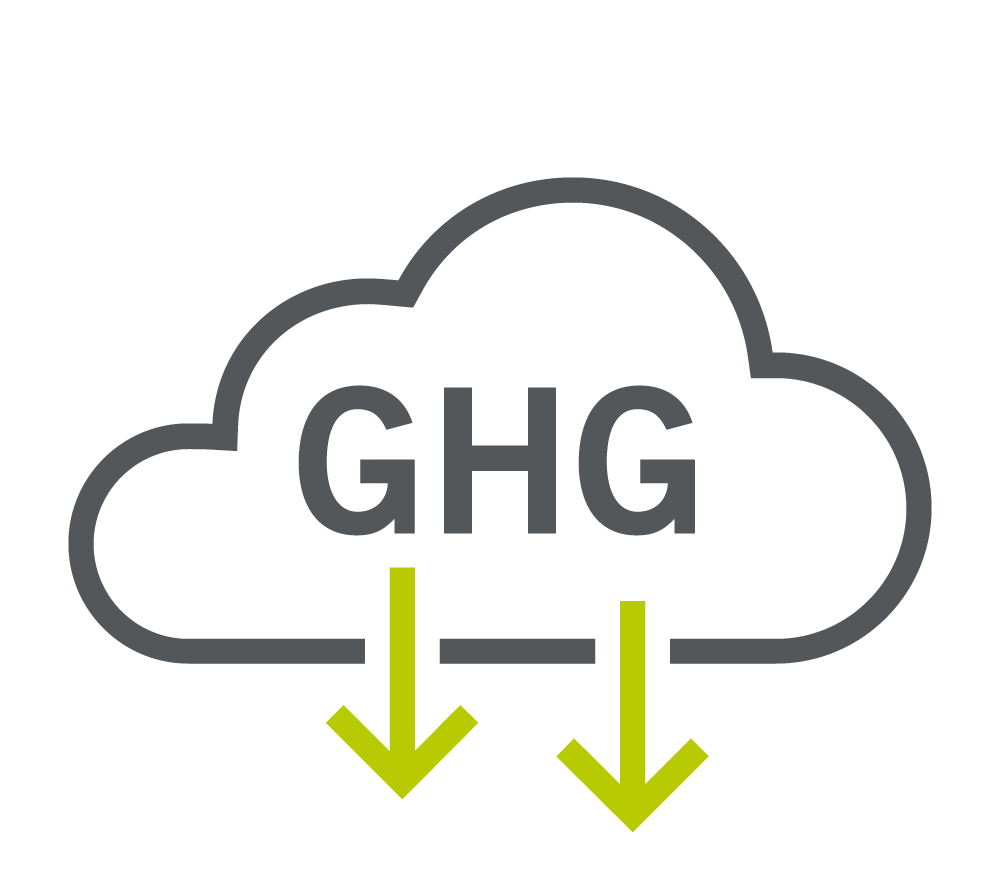 Green house gas (GHG) Icon – Benefits of GridExchange