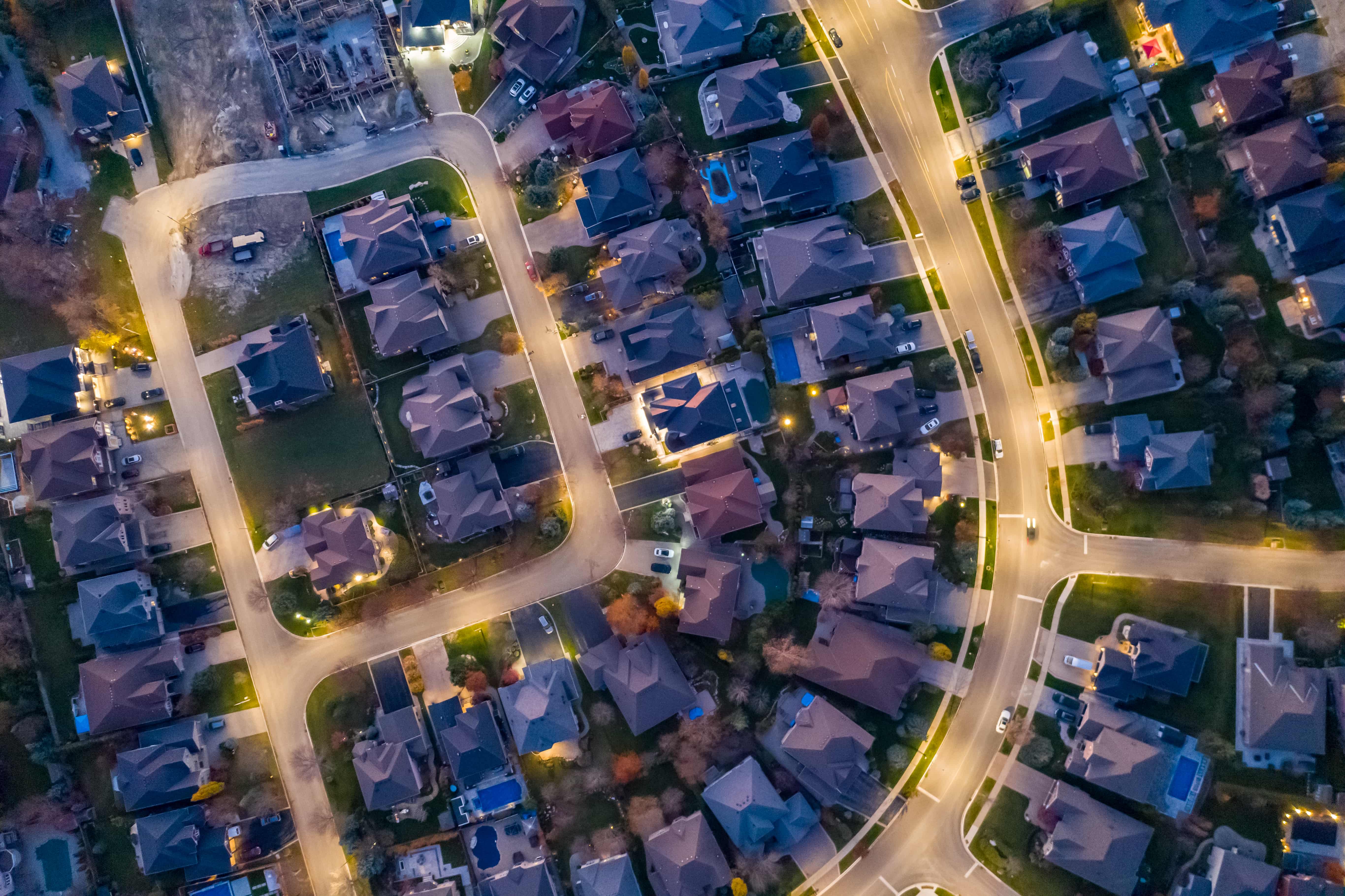 nwa residential aerial shot